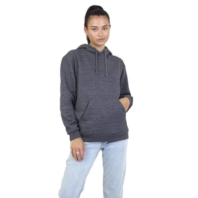 Image of Brave Soul Womens Ladies Hoodies Warm Cotton Pullover Hooded Charcoal Size Large
