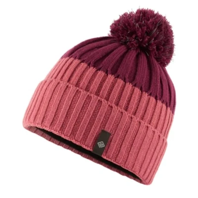 Image of RONHILL Running, Bobble Hat, Salsa/Blackcurrant, O/S