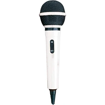 Image of Mr Entertainer G156D Dynamic Handheld Karaoke Microphone WHITE