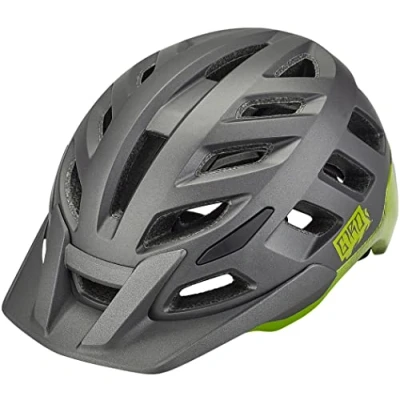 Image of GIRO Radix Dirt Cycling Helmet Black/Anodized Lime Small