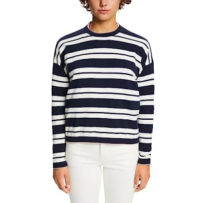 Image of ESPRIT Women&#039;s 073ee1i301 Sweater, 402/Navy 3, XXS