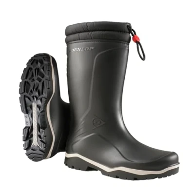 Image of DUNLOP Unisex Blizzard Wellington Boots, Black, 5 UK