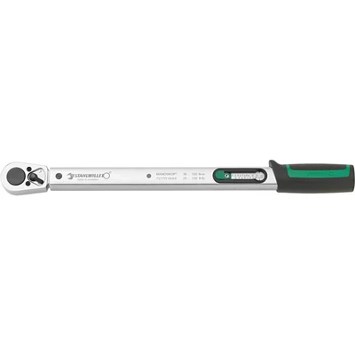 Image of Stahlwille 721/15 MANOSKOP Quick Mechanical Torque Wrench 30 150nm 1/2&quot; Ratchet