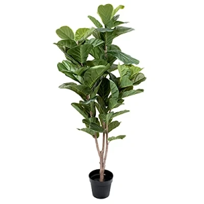 Image of GreenBrokers Artificial Real Touch Fiddleleaf Tree x 54 leaves 150cm