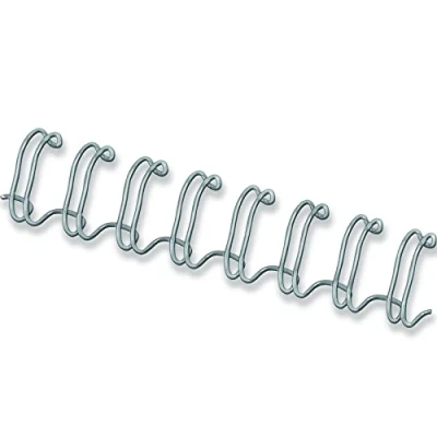 Image of Fellowes 10mm Wire Binding Combs, 100 Pack Silver