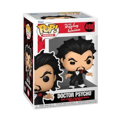 Image of Funko POP! Heroes: Harley Quinn Animated Series Doctor Psycho Collectable Vinyl Figure Gift Idea Official Merchandise Toys for Kids &amp; Adults TV Fans Model Collectors