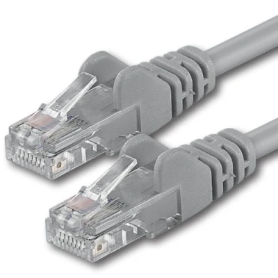 Image of 10m Cat 6 Ethernet Cable 1 Gigabit/s RJ45 LAN Patch Cord Compatible with Internet, Router, Modem, Smart TV, PC &amp; Laptop Switch Modem grey piece