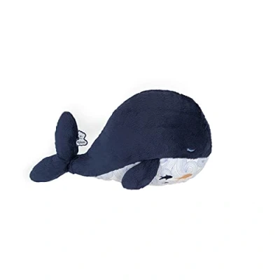 Image of Kaloo Petit Calme Soothing Baby Plush Whale 12.6&quot;/32 cm Hot or Cold Water Bottle Very Soft Material Removable Cover New Born K970700