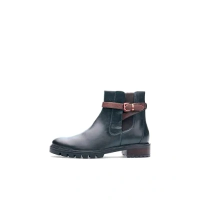 Image of ARA Women&#039;s Tulsa Ankle Boot, Blue Moro, 7 UK