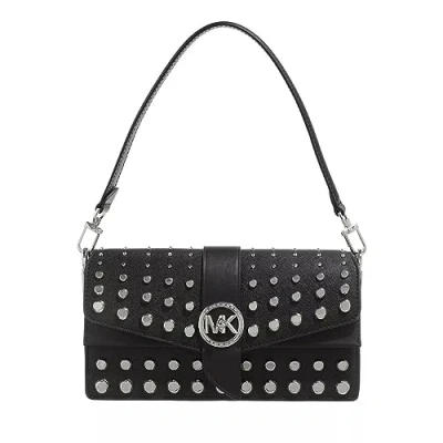 Image of Michael Kors Women Greenwich Conv Shldr Bag, Schwarz, One Size