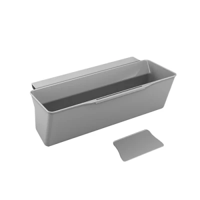 Image of Metaltex Kitchen Recycle Waste bin for Sideboard, Grey, 35x16x13 cm