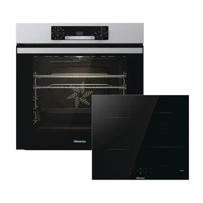 Image of Hisense BI6062HIXUK Built In Electric Single Oven and Induction Hob Pack A Rated