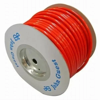Image of John Guest 12mm LLDPE Tubing Red 15 Metre Length Flexible Polyethylene Pipe for Water Systems, Perfect Motorhome, Caravan and Camping