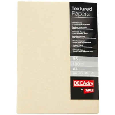Image of Decadry Parchment Letterhead A4 Paper 95gsm Champagne (100 Pack)