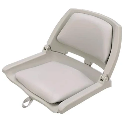 Image of Attwood 98391GY Padded Flip Boat Seat, Gray