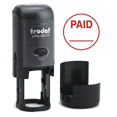 Image of Trodat Printy 46019 &quot;PAID&quot; Self Inking Stamp