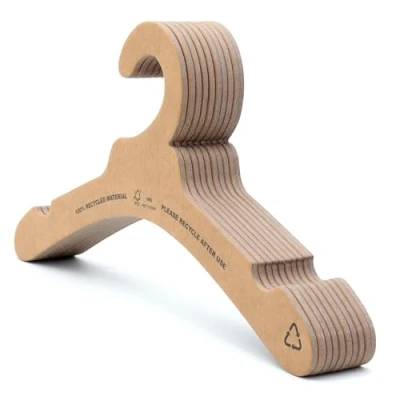 Image of The Hanger Store 20 Paper Fibreboard Kids Hangers, Eco Friendly and Recyclable