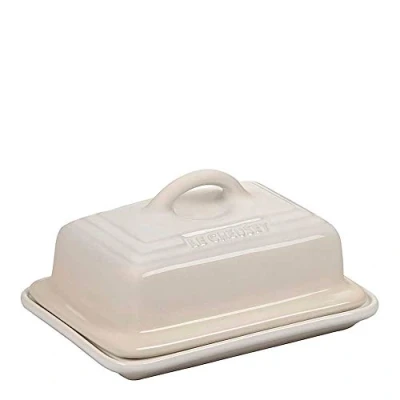 Image of Le Creuset Stoneware Butter Dish, 900 g, 17 x 12.5 9 cm, Meringue, 70837177160000
