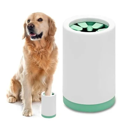 Image of Dog Paw Cleaner for Dogs, Washer, Portable Cleaner, Accessories to Clean Dogs Paws, Gentle on Washer Massage Grooming Dirty Claws