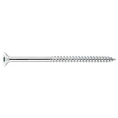 Image of CONNEX KL3246099 Uni Screws galv. 6,0x100, Silver, 6,0 x 100 mm