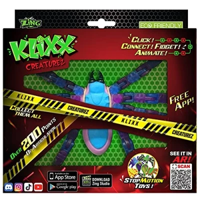 Image of KLiXX Spider Stop frame Animation and Fidget Toy