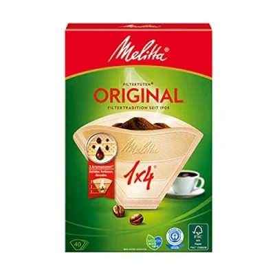 Image of Melitta Original Coffee Filters 1x4 Pack Of 40