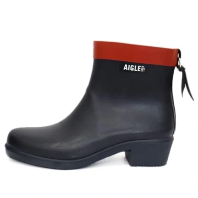 Image of Myrica Bottil Rubber Women&#039;s Ankle Heel Boots