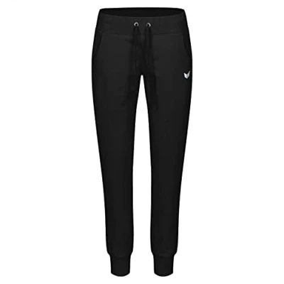Image of Erima Women&#039;s Full length Zip Pants, Black, UK 10 (Manufacturer Size: 38)