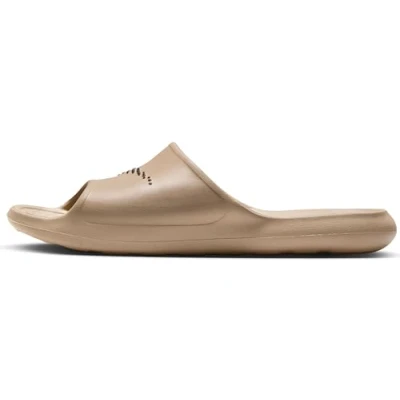 Image of Nike Sportswear Victori ONE Slide Pool slides, Men&#039;s, Size: 5.5, Khaki/black Synthetics