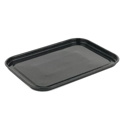 Image of Salter BW12812EU7 Non Stick Baking Tray 36 cm Vitreous Enamel Coated Steel Flat Oven Pan, Large Sheet, Bakeware for Baking/Roasting, PFAS Free, Easy Clean, Dishwasher Safe, Safe to 230C