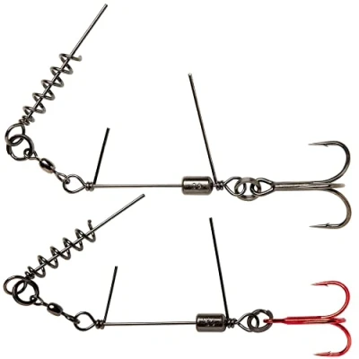 Image of Savage Gear Ss Corkscrew Stinger 3G 1X #1/0 35Kg Red + Bn Diameter 2Pcs Stingers