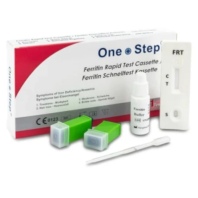 Image of Anaemia Test Kit Iron Deficiency Ferritin Testing Blood Anemia One Step (1 Test)
