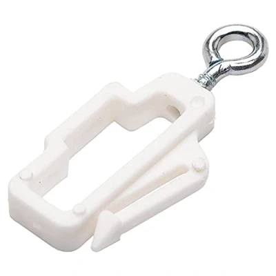 Image of Merriway BH03998 (10 Pcs) Curtain Track Rail Stop Ends to Fit White Line Pack of 10 Pieces