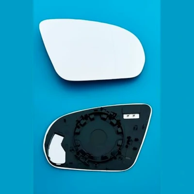Image of Fits to MERCEDES C CLASS (2014),S (2013) Heated Base Convex Wing Mirror Glass Right Hand Driver Side