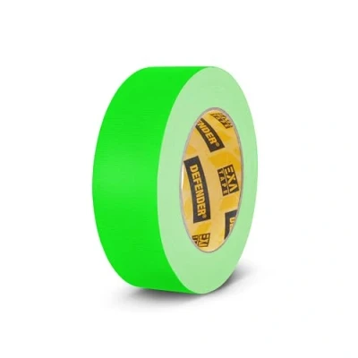 Image of Adam Hall Accessories 58065 NGRN Gaffer Tapes Neon Green 38mm x 25m