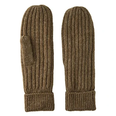 Image of PIECES Women&#039;s Pcjeslin Wool Mittens Noos Bc, Fossil, One Size
