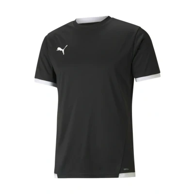 Image of Puma Mens teamLIGA Football Jersey Black Size X Small