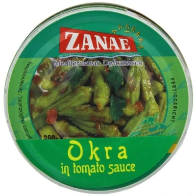 Image of Zanae Okra in Sauce 280 g (Pack of 6)