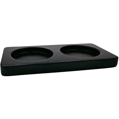 Image of Salt and Pepper Mill Tray, Wood Tray