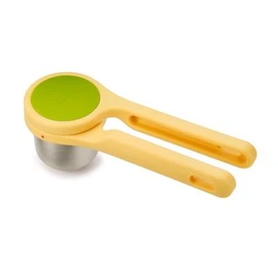 Image of Joseph Helix Citrus Press, easy twist lemon/lime squeezer, BPA free Yellow, 24