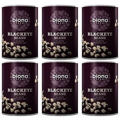 Image of (6 PACK Biona Org Blackeye Beans 400g 6 BUNDLE