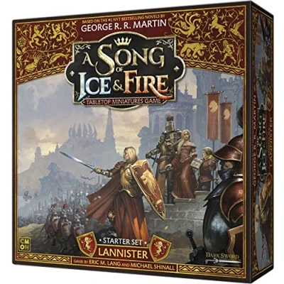 Image of CMON A Song of Ice and Fire: Lannister Starter Set Miniatures Board Game Ages 14 Plus 2 Players 60 Minutes Playing Time
