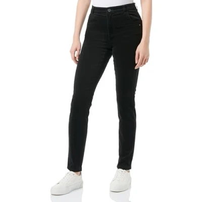 Image of s.Oliver Sales GmbH &amp; Co. KG / Women&#039;s Long, Slim fit Trousers, fit, Black, 32W x 32L