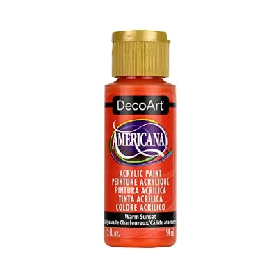 Image of DecoArt Acrylic Paint for Arts and Crafts, Warm Sunset, One Size