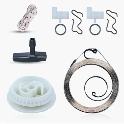 Image of Recoil Pull Starter Spring Pulley Handle Grip Rope Kit for STIHL MS180 MS170 MS210 MS230 MS250 021 023 025 017 018 Chainsaws
