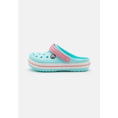 Image of Crocs Clogs for kids, Size: 1, Ice blue/white Synthetics