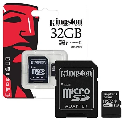 Image of Kingston 32GB Class 10 Micro SDHC Memory Card For Nokia 1, 2.1, 3.1, 5.1, 6, 7.1, 8 Sirocco, 3310 3G, Microsoft Lumia 540, 650 and 640 LTE &amp; XL Mobile Phones