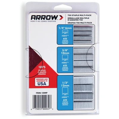 Image of Arrow Fastener 50MP T50 Staple Multi Pack