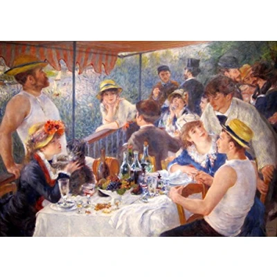 Image of Pierre Auguste Renoir: The Luncheon of Boating Party. Fine Art Print/Poster (42 x 29.7cm)