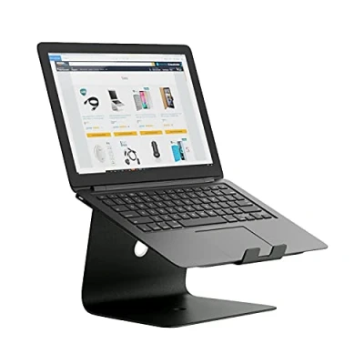 Image of Slabo Notebook Laptop Stand for MacBook/MacBook Air/MacBook Pro/Notebooks Aluminum BLACK